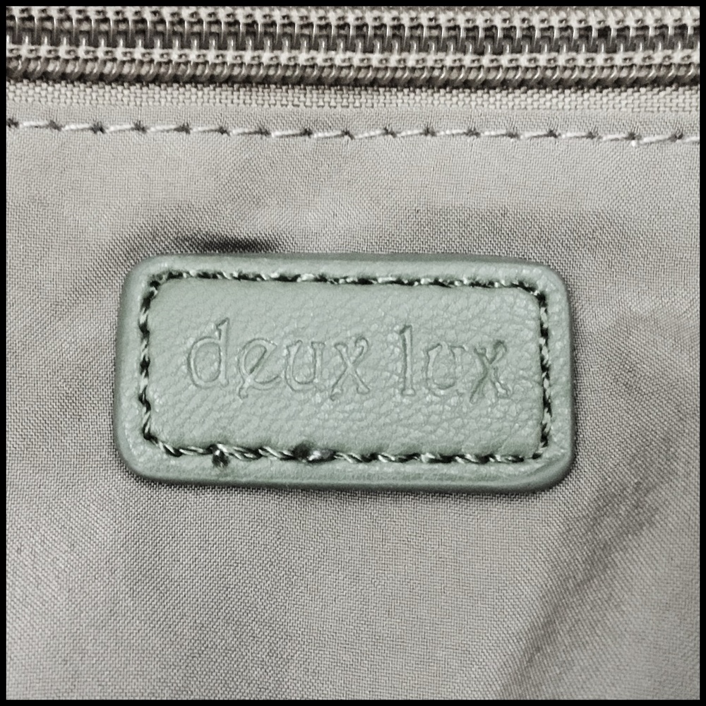 NWOT Deux Lux Sage Green Woven Hobo Bag - Picture 5 of 6